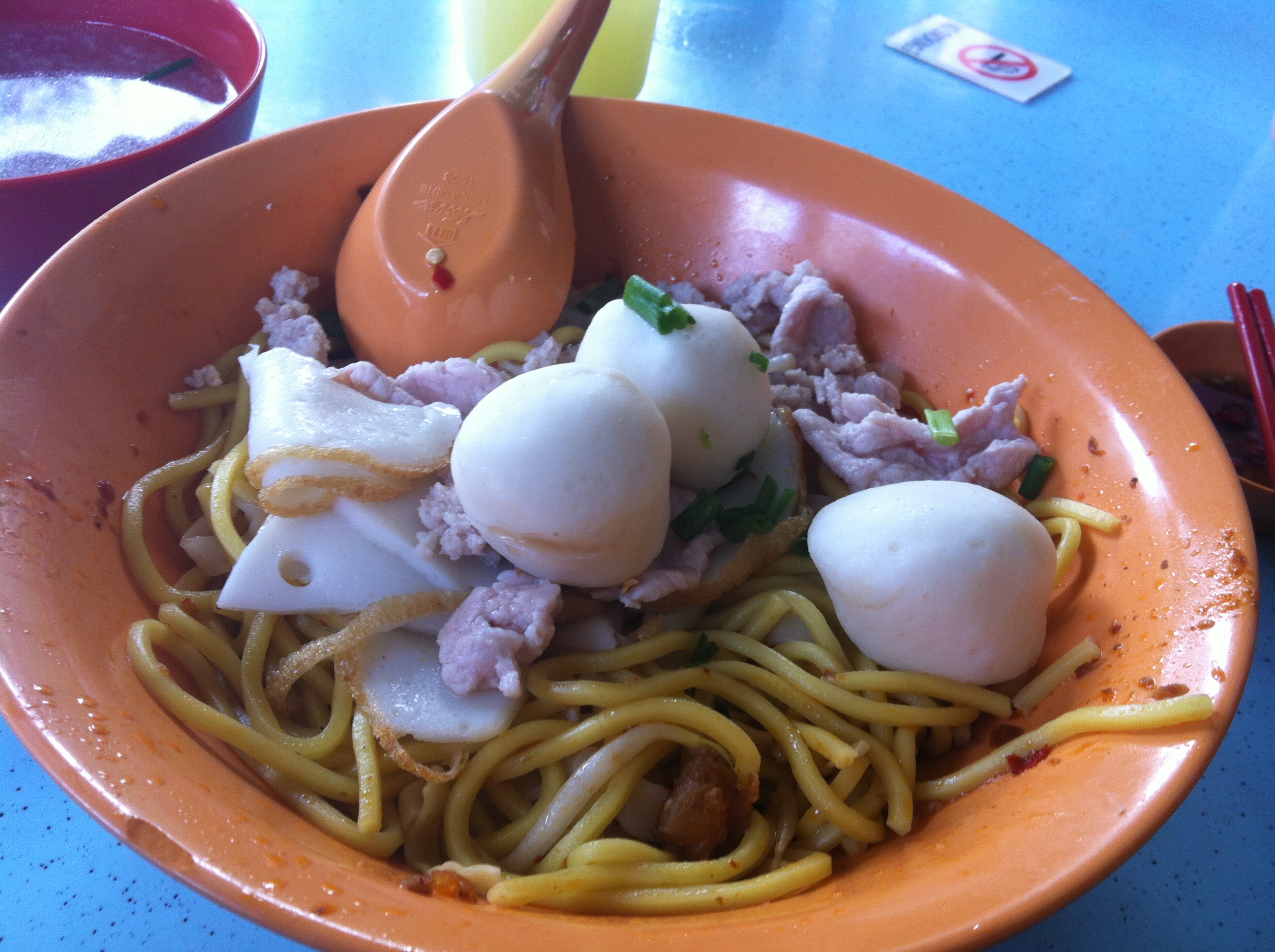 Fishball noodles Singapore
